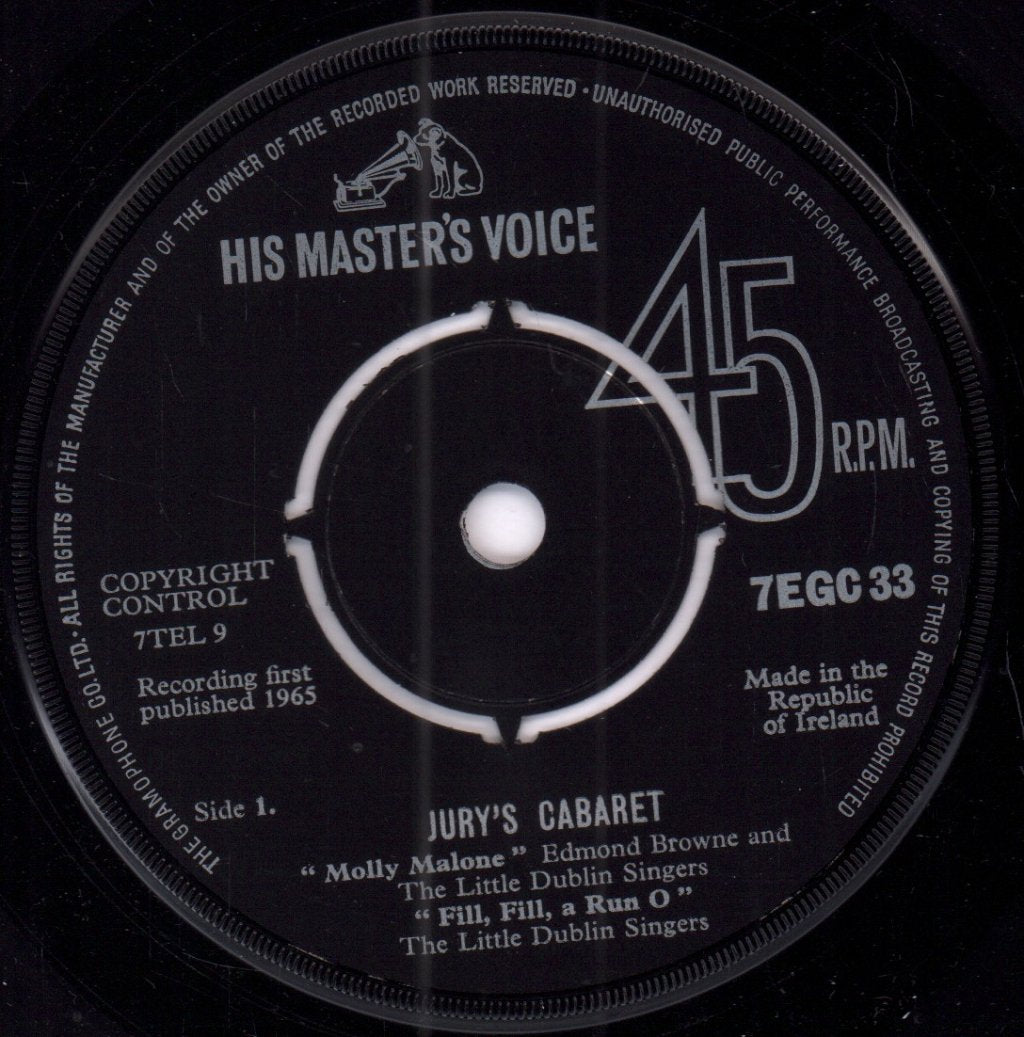 Various Artists - An Irish Evening At Jury's Hotel Dublin EP - 7 Inch