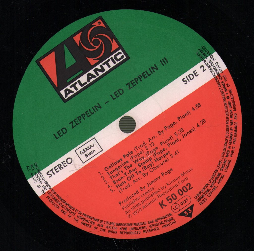 Led Zeppelin - 3 - Lp