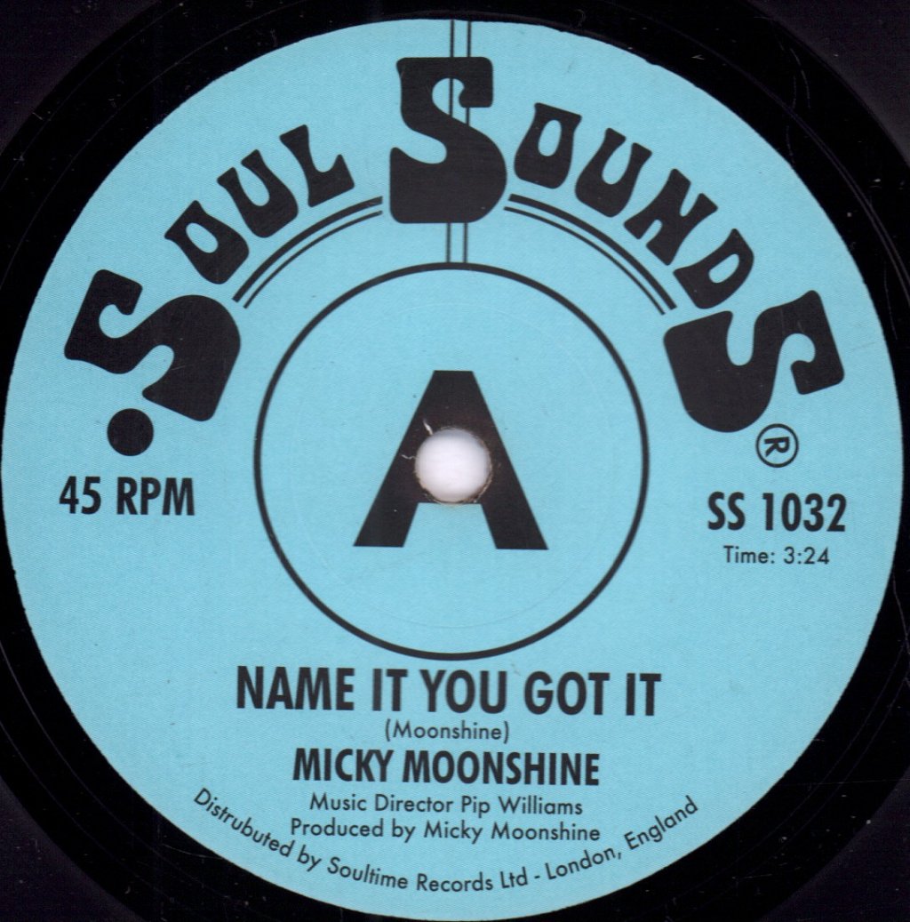 Chapter Five / Micky Moonshine - You Can't Mean It / Name It You Got It - 7 Inch