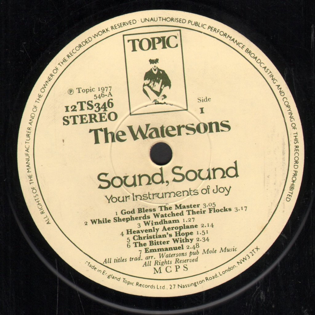 Watersons - Sound Sound - Lp
