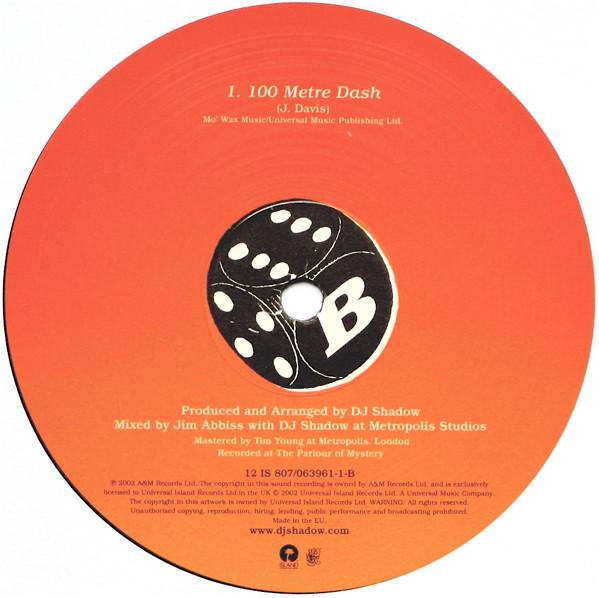 DJ Shadow - Six Days - 12 Inch