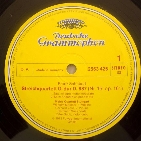 Melos Quartett - schubert Die Streichquartette - Lp Set