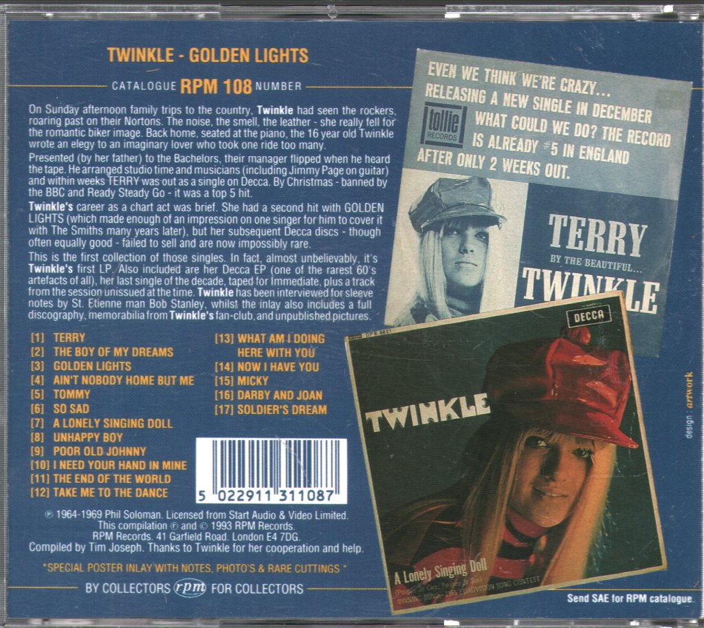 Twinkle - Golden Lights - Cd