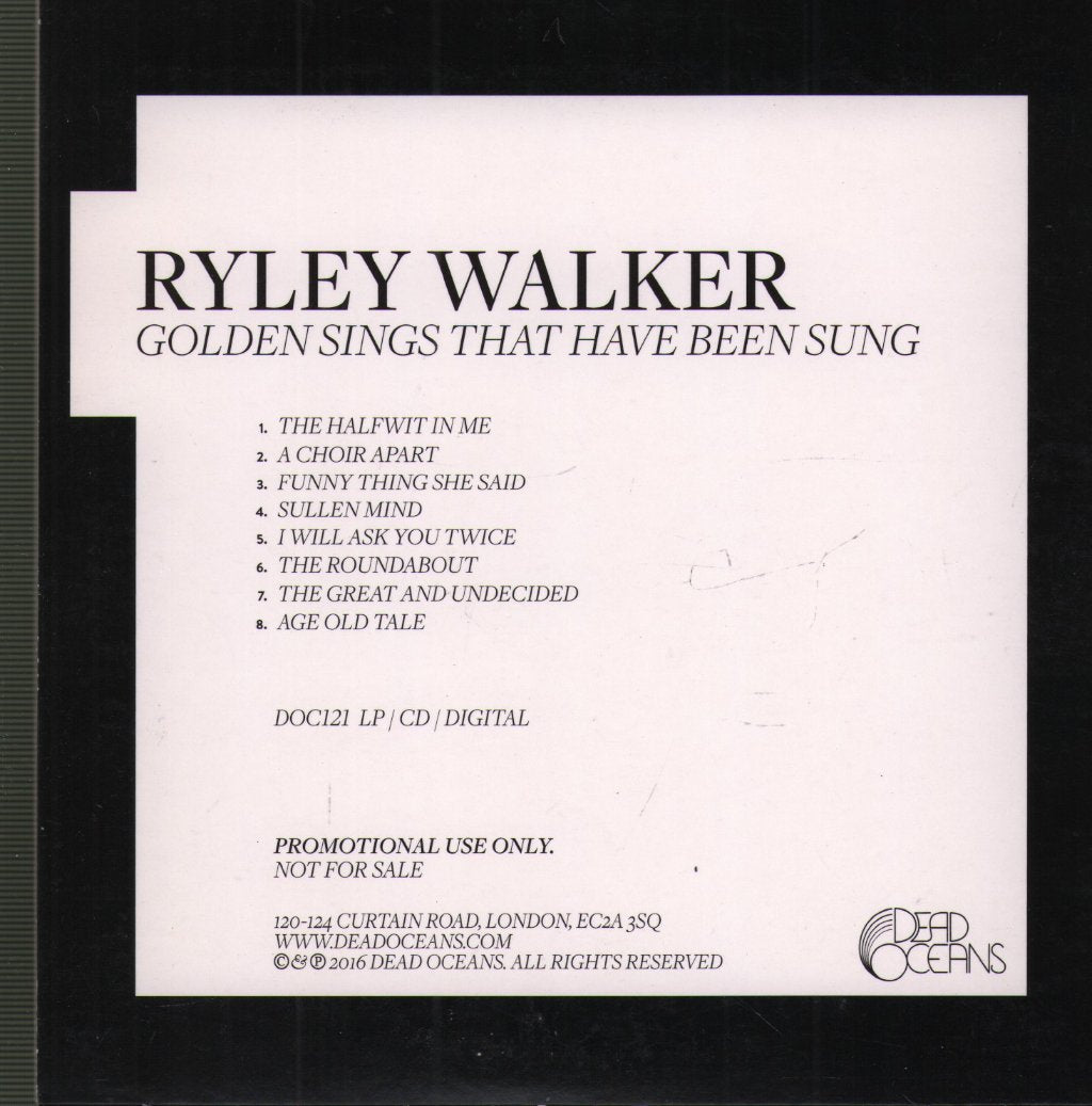 Ryley Walker - Golden Sings That Have Been Sung - Cd