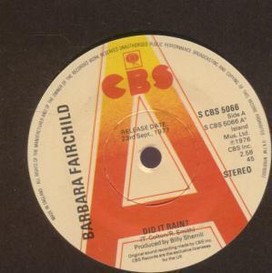 Barbara Fairchild - Did It Rain - 7 Inch