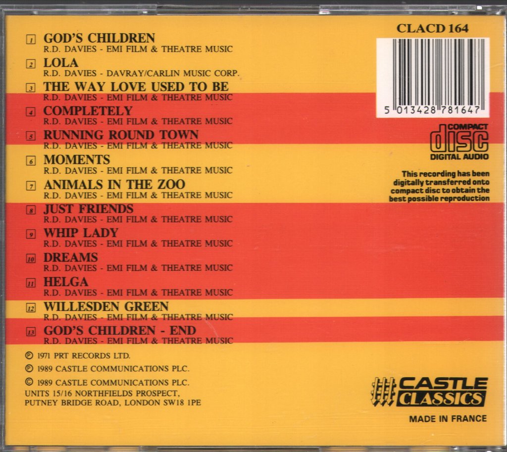 Kinks - Percy - Cd