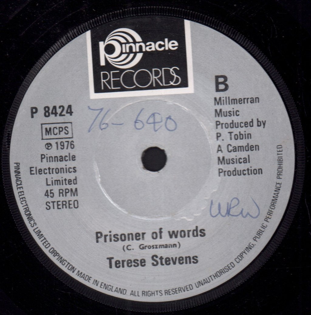 Terese Stevens - Nothing To Declare - 7 Inch