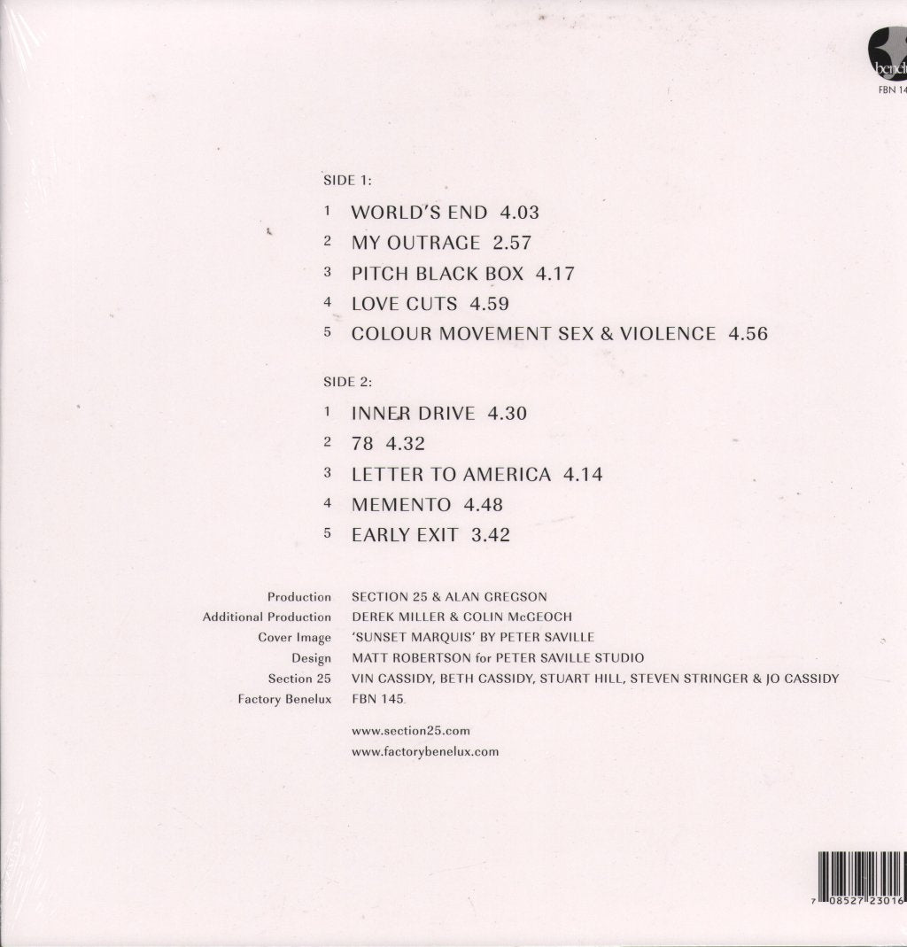 Section 25 - Dark Light - Lp