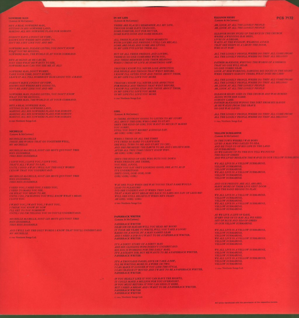 Beatles - 1962-1966 - Double Lp