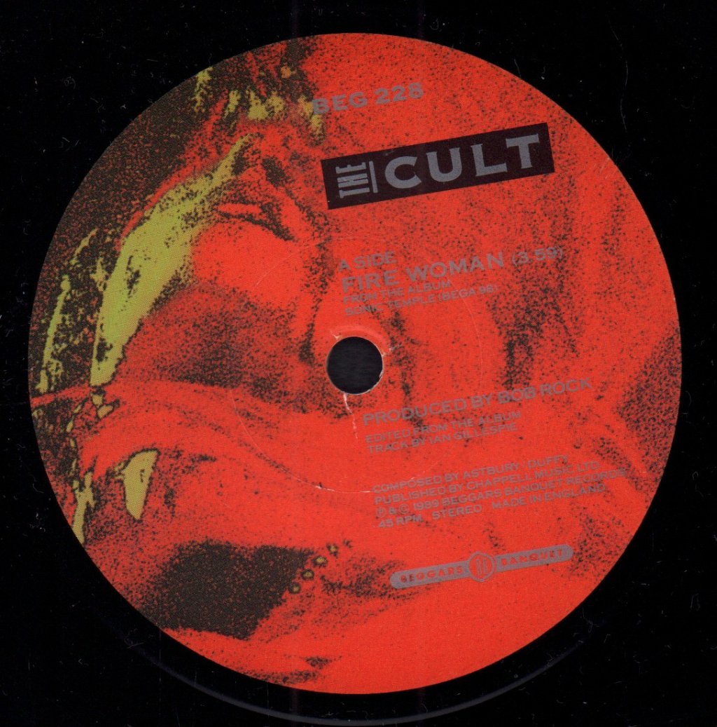 Cult - Fire Woman - 7 Inch