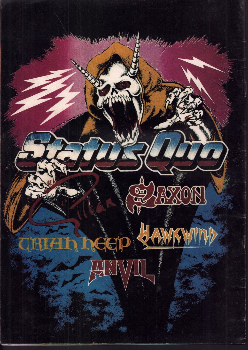 Monsters Of Rock 82 - Concert Programme - Tour Programme