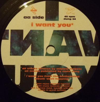 Inspiral Carpets - I Want You - 7 Inch