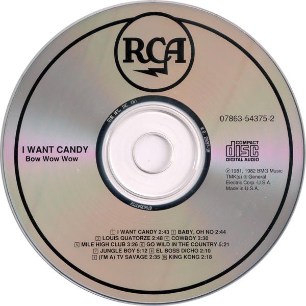 Bow Wow Wow - I Want Candy - Cd