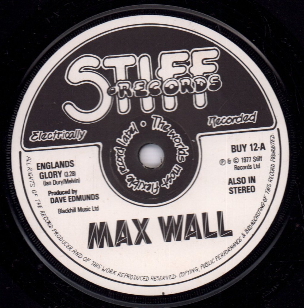 Max Wall - England's Glory - 7 Inch