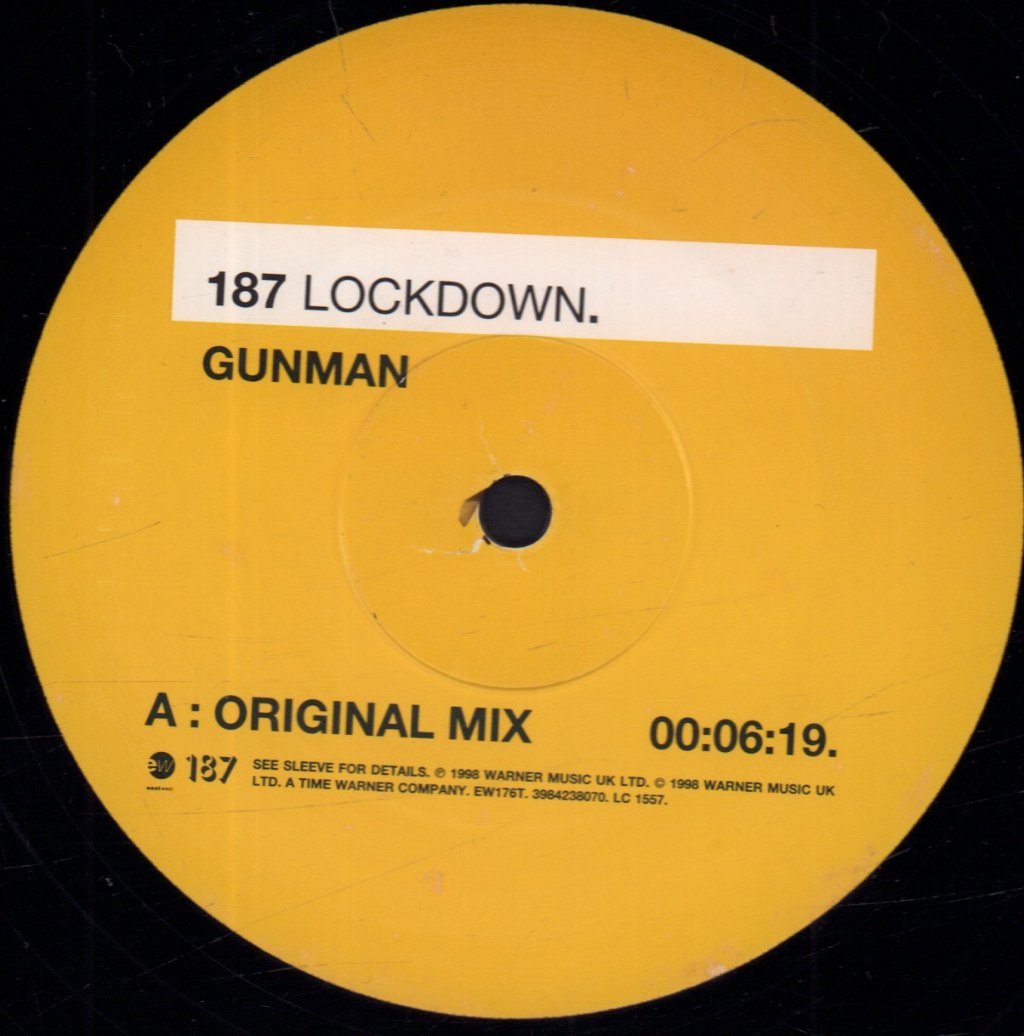 187 Lockdown - Gunman - 12 Inch