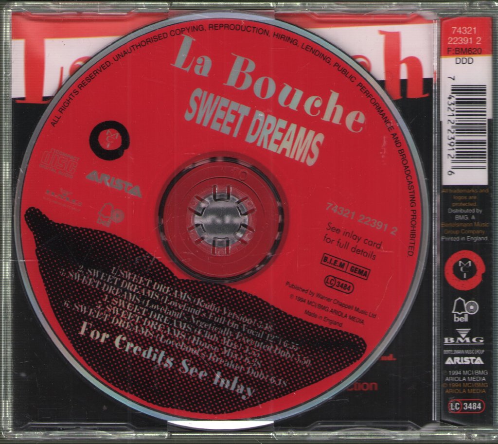 La Bouche - Sweet Dreams (Hola Hola Eh) - Cd
