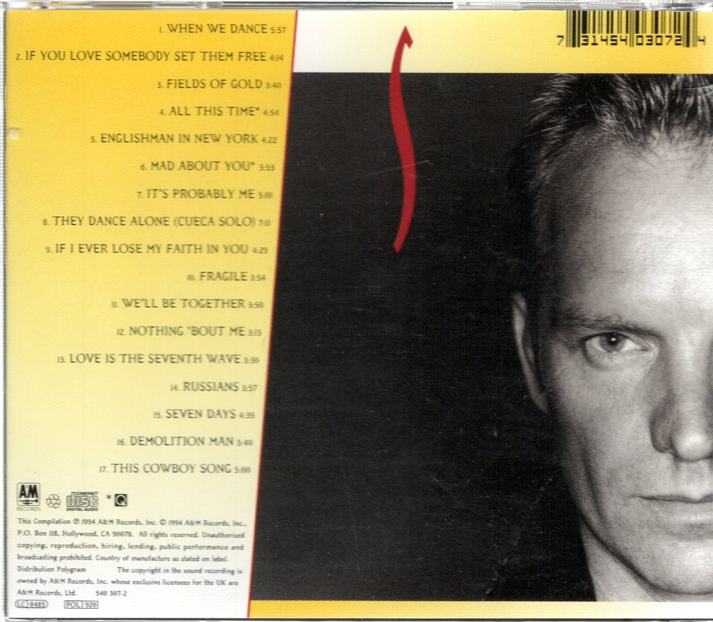Sting - Fields Of Gold (The Best Of Sting 1984-1994) - Cd