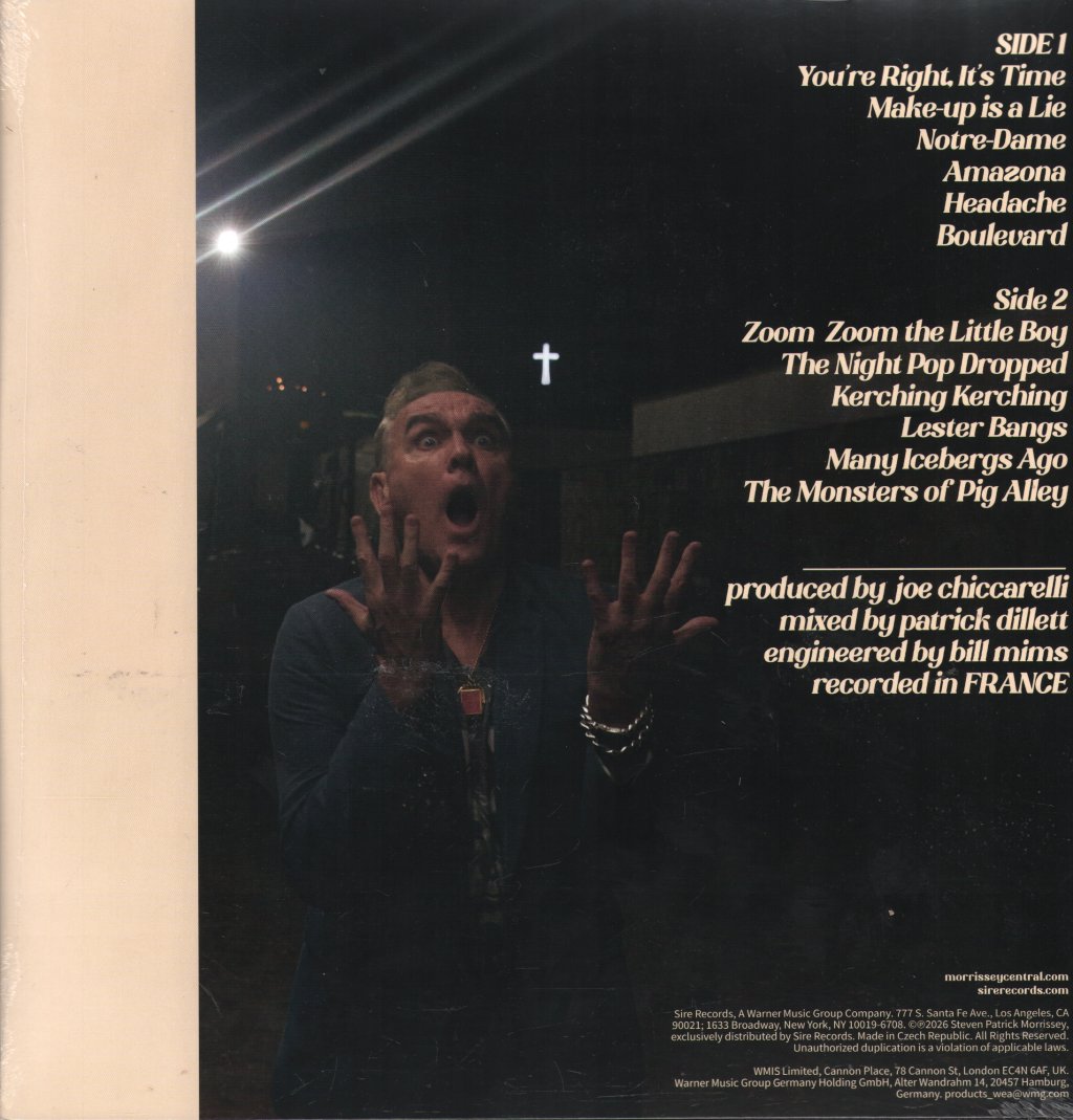 Morrissey - Make-Up Is A Lie - Lp