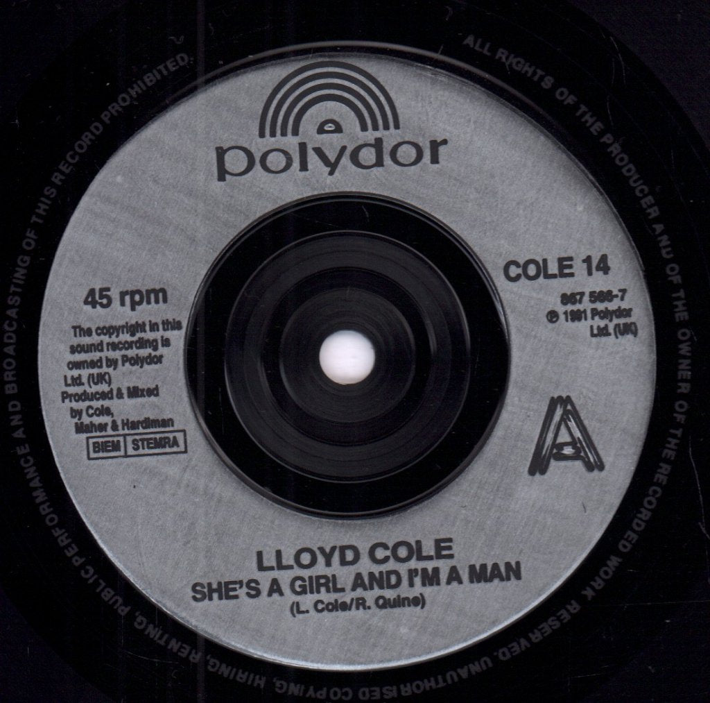 Lloyd Cole And The Commotions - She's A Girl And I'm A Man - 7 Inch