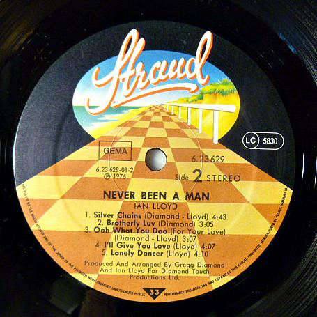Ian Lloyd - Never Been A Man - Lp