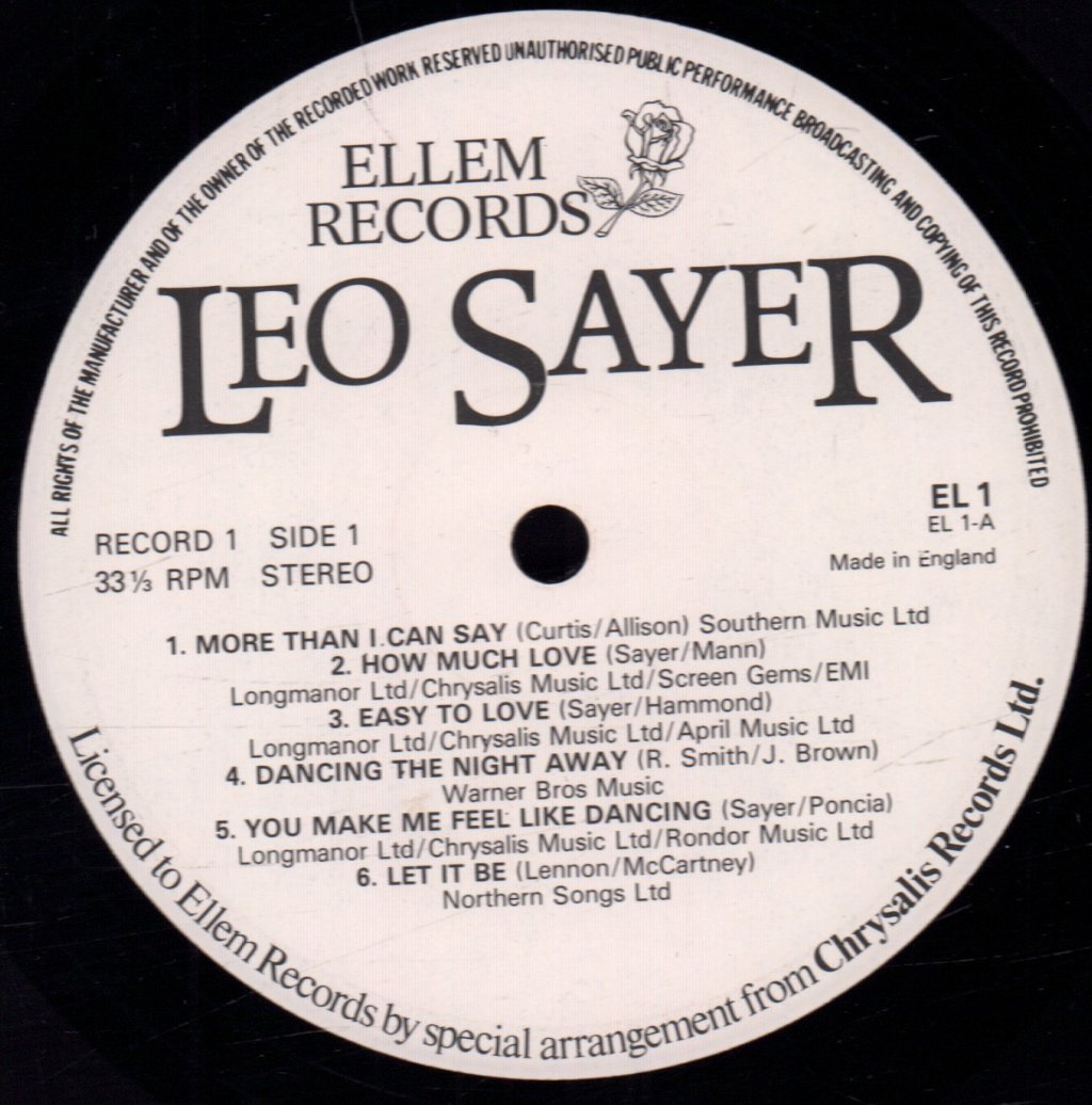 Leo Sayer - Leo Sayer - Double Lp
