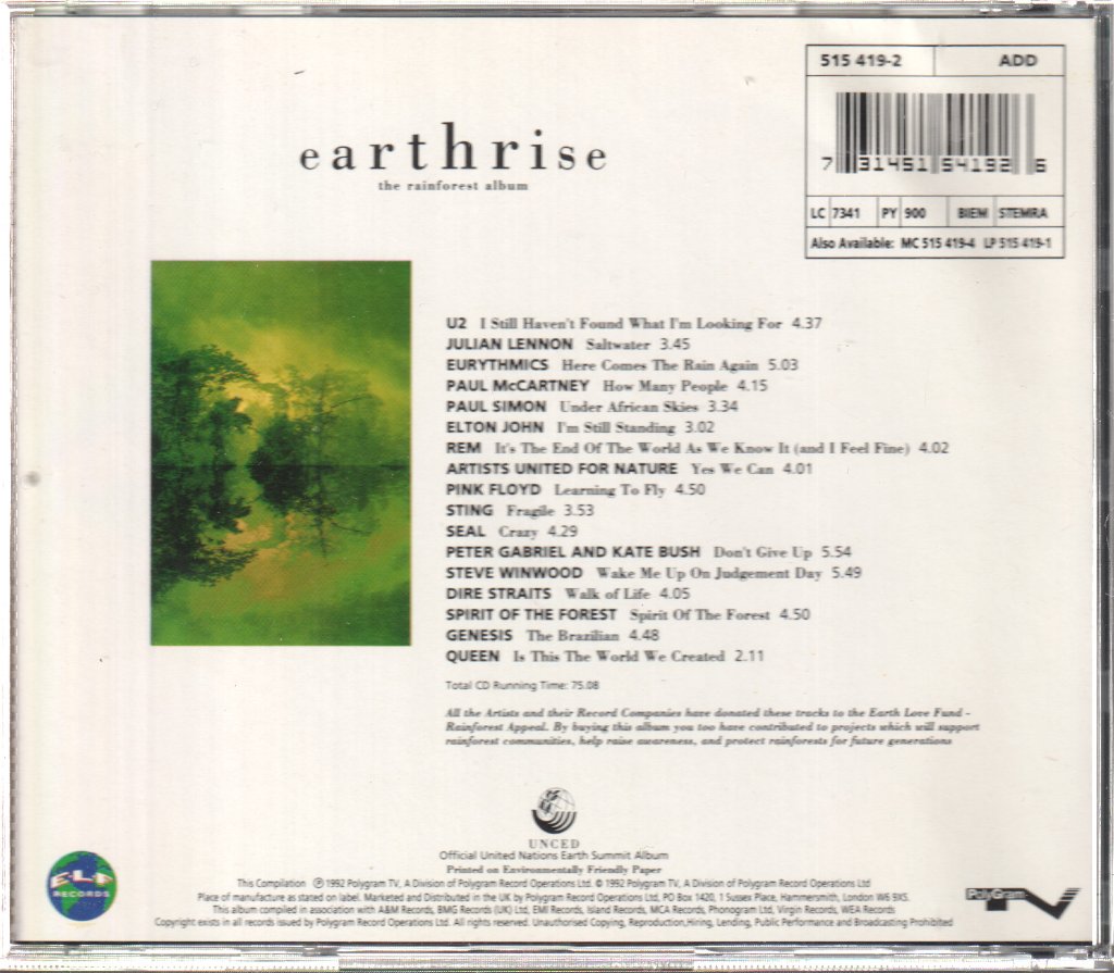 Various - Earthrise - The Rainforest Album - Cd