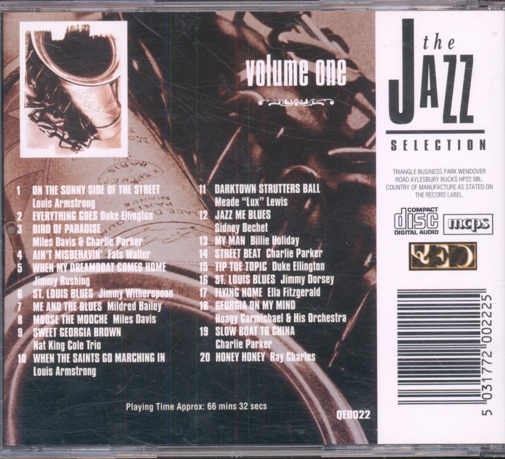 Various Artists - Jazz Selection Volume One - Cd