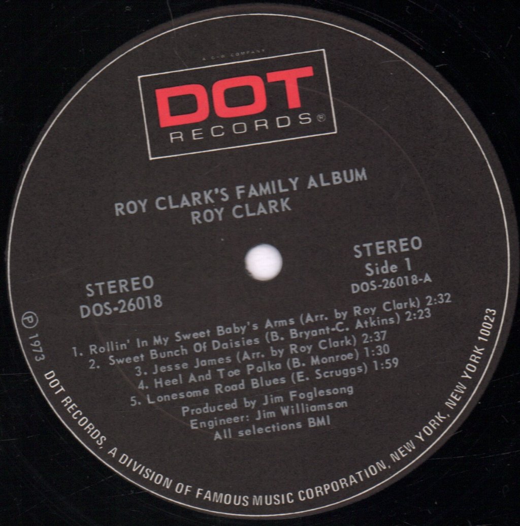 Roy Clark - Roy Clark's Family Album - Lp