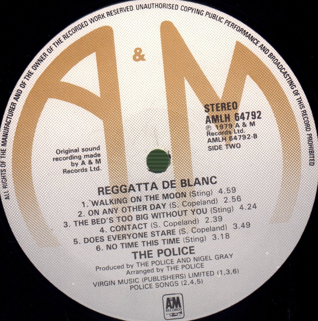 Police - Reggatta De Blanc - Lp