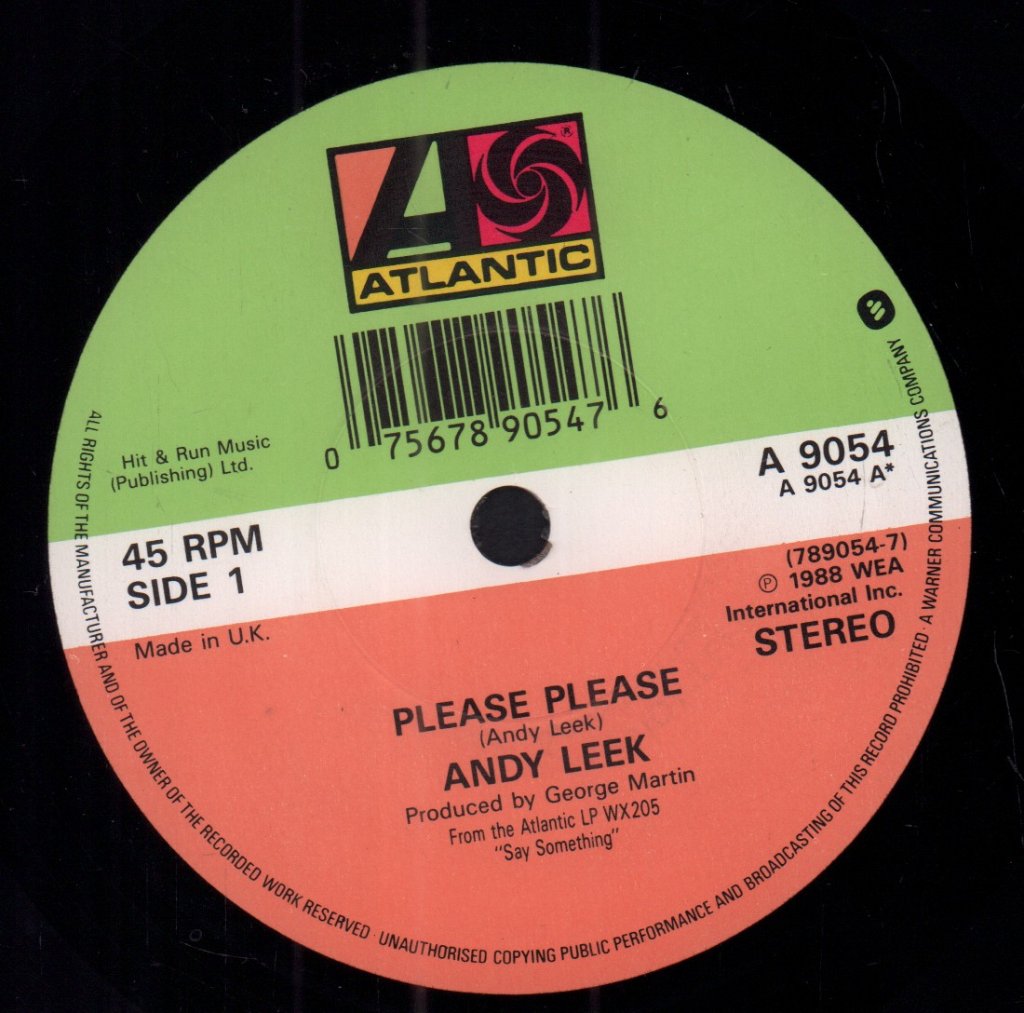 Andy Leek - Please Please - 7 Inch
