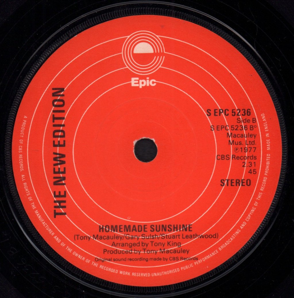 New Edition (70'S) - Get A Little Sand Between Your Toes - 7 Inch