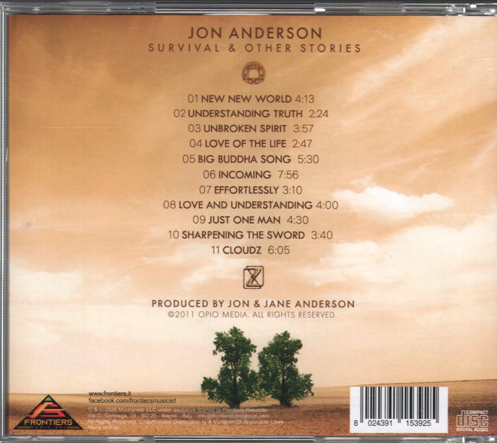 Jon Anderson - Survival & Other Stories - Cd