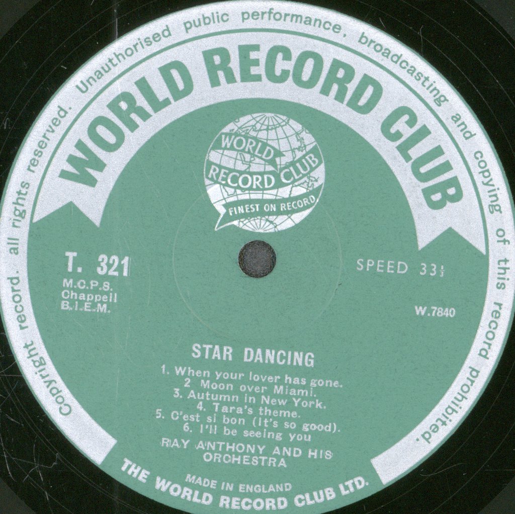 Ray Anthony - Star Dancing - Lp