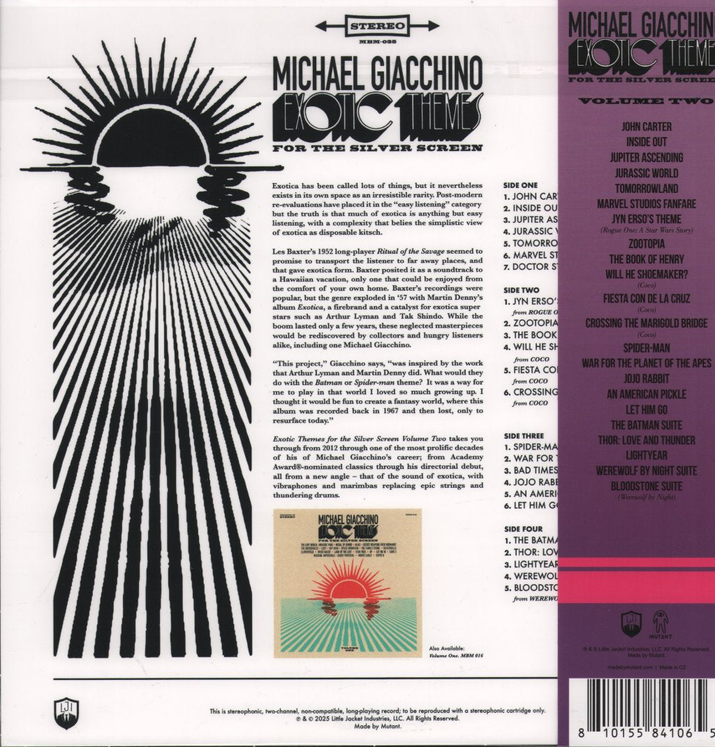 Michael Giacchino - Exotic Themes From the Silver Screen, Volume Two - Double Lp