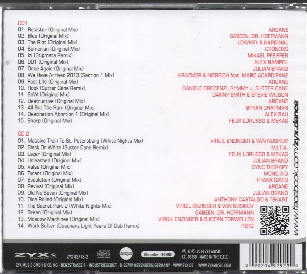 DJ Arcane - Dark Techno - Double Cd