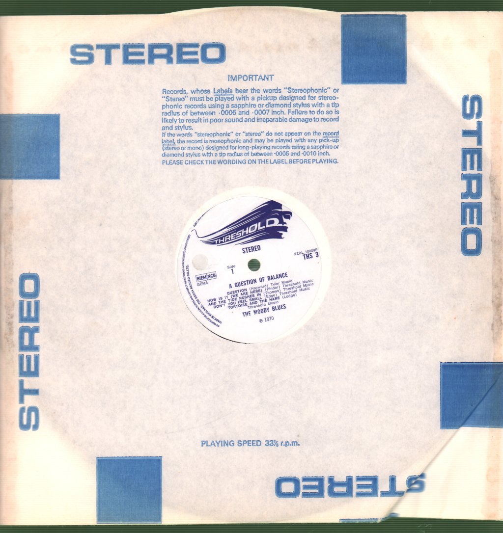 Moody Blues - A Question Of Balance - Lp
