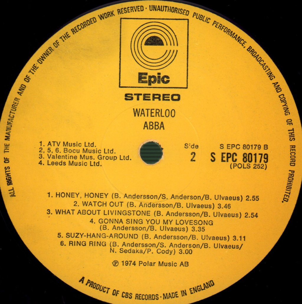 ABBA - Waterloo - Lp
