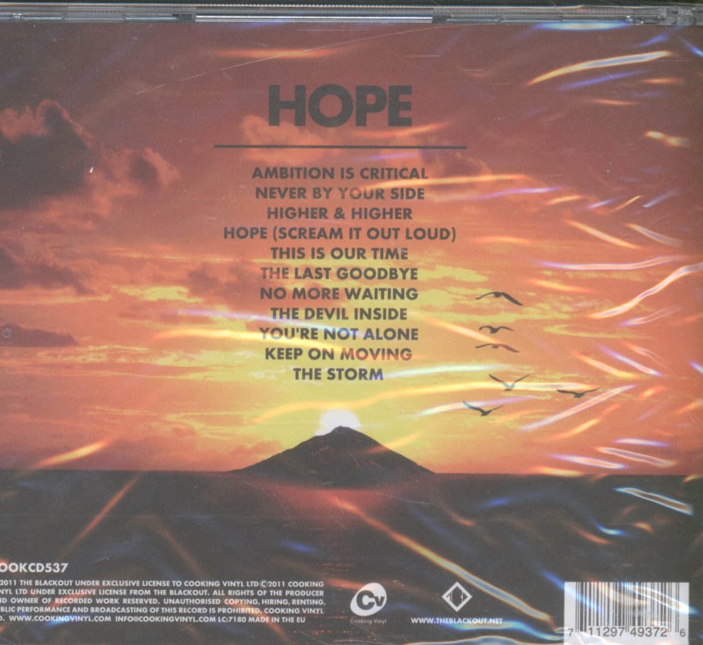 Blackout - Hope - Cd
