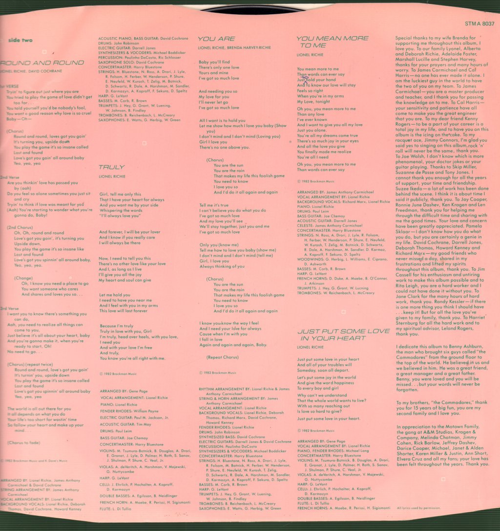 Lionel Richie - Lionel Richie - Lp