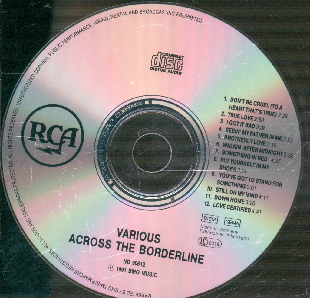 Various Artists - Across The Borderline - Cd