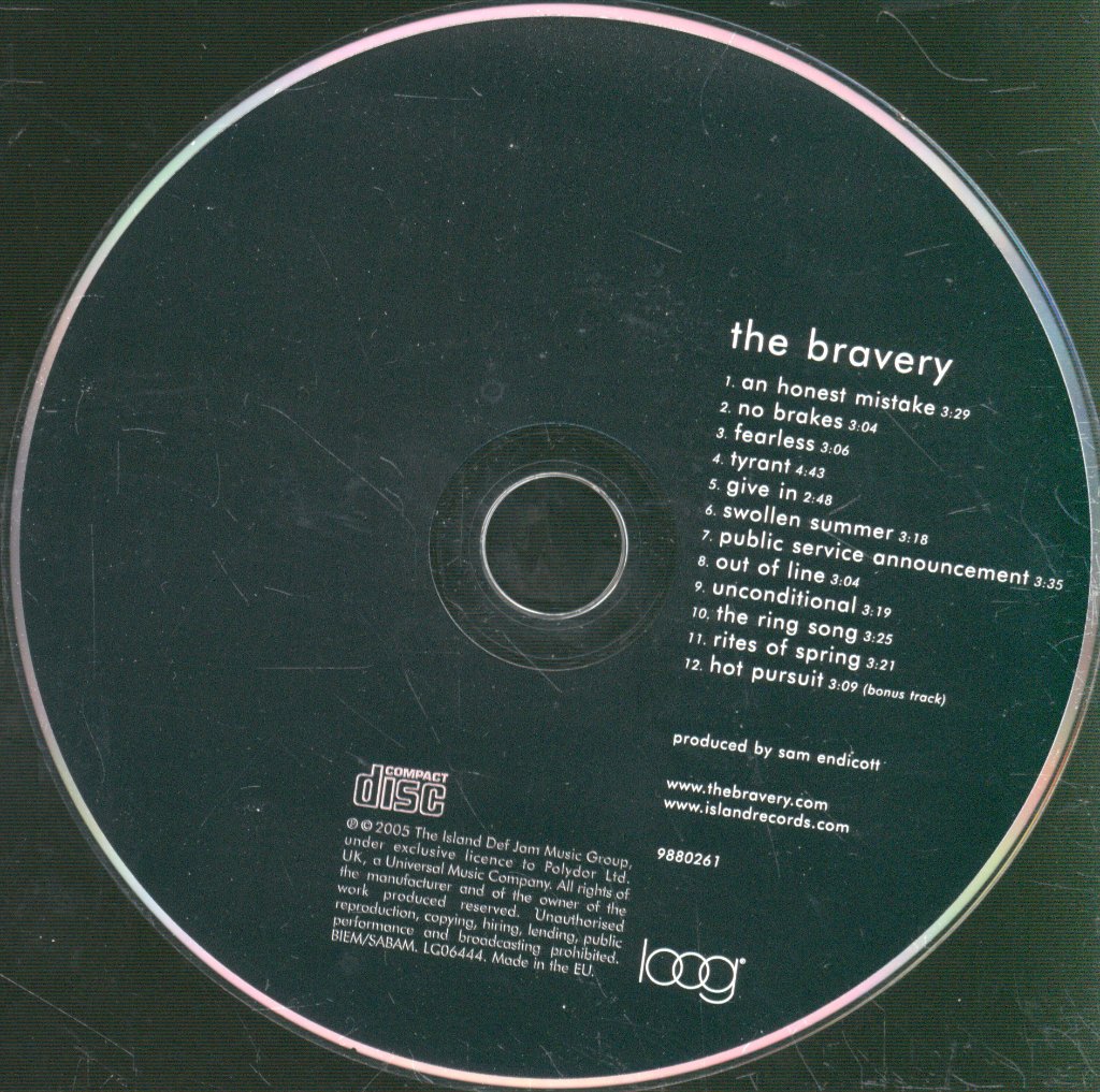 Bravery - Bravery - Cd