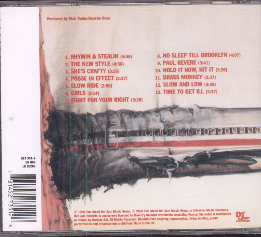Beastie Boys - Licensed To Ill - Cd