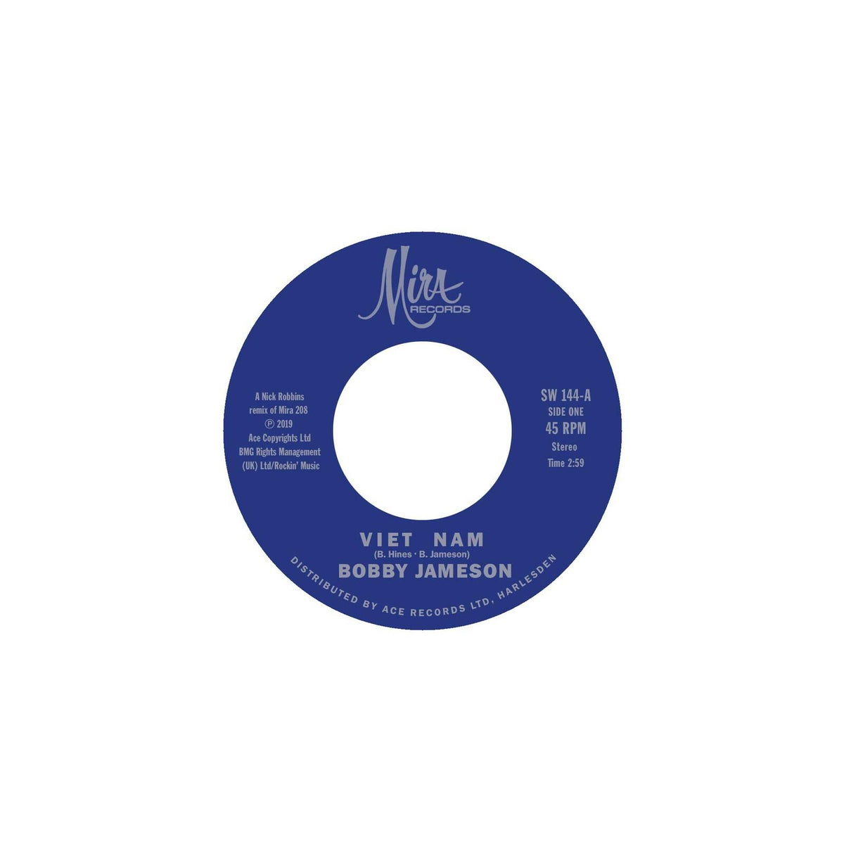 Bobby Jameson - Viet Nam C/W Viet Nam (Instrumental) - 7 Inch