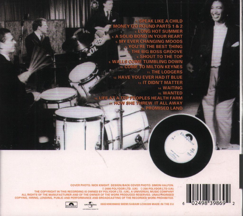 Style Council - Greatest Hits - Cd