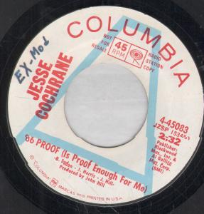 Jesse Cochrane - 86 Proof - 7 Inch