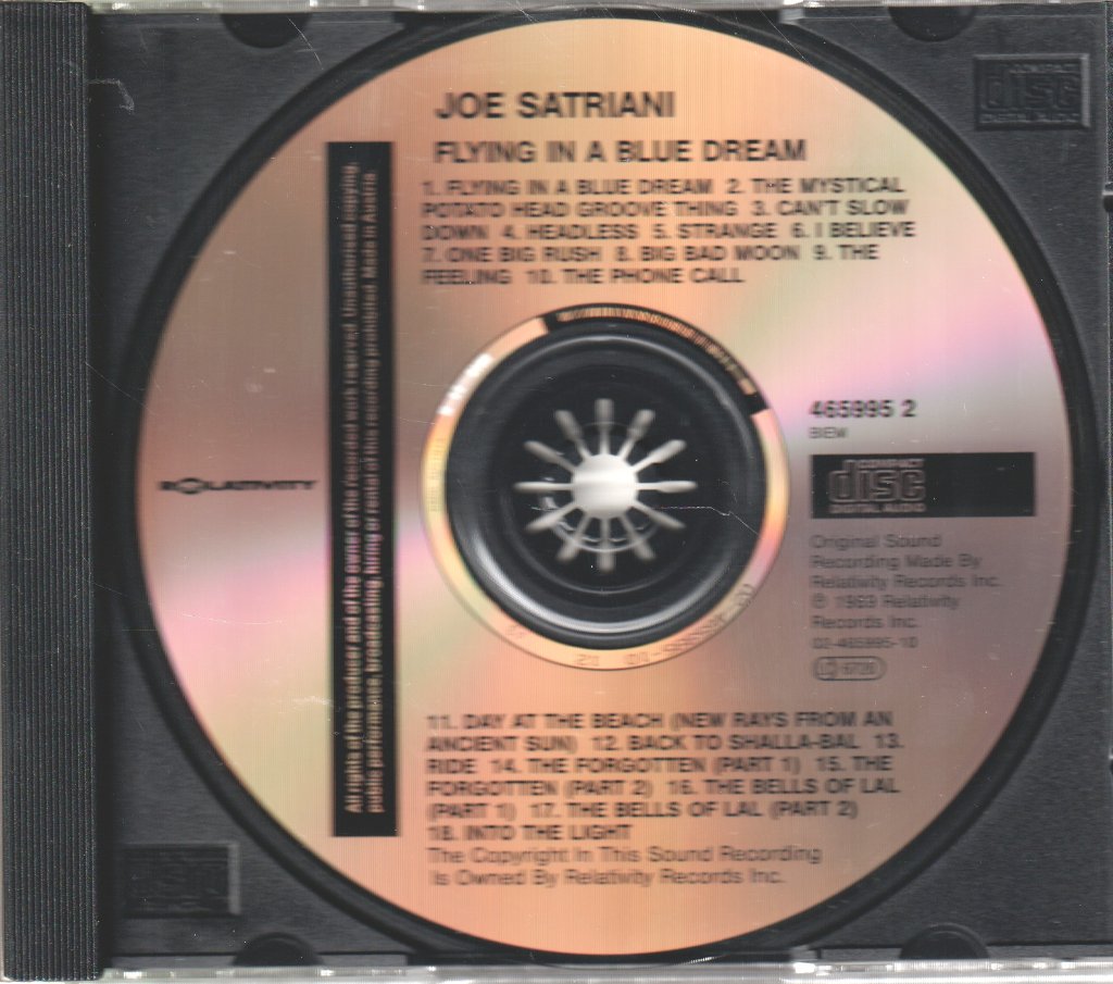 Joe Satriani - Flying In A Blue Dream - Cd