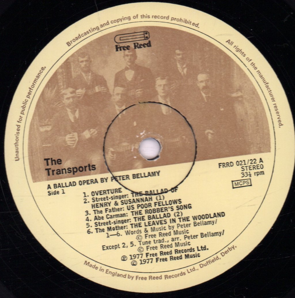 Peter Bellamy - Transports - Double Lp