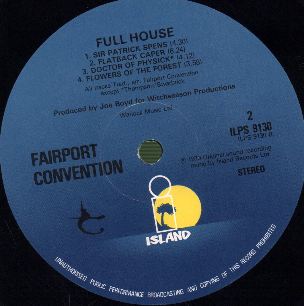 Fairport Convention - Full House - Lp