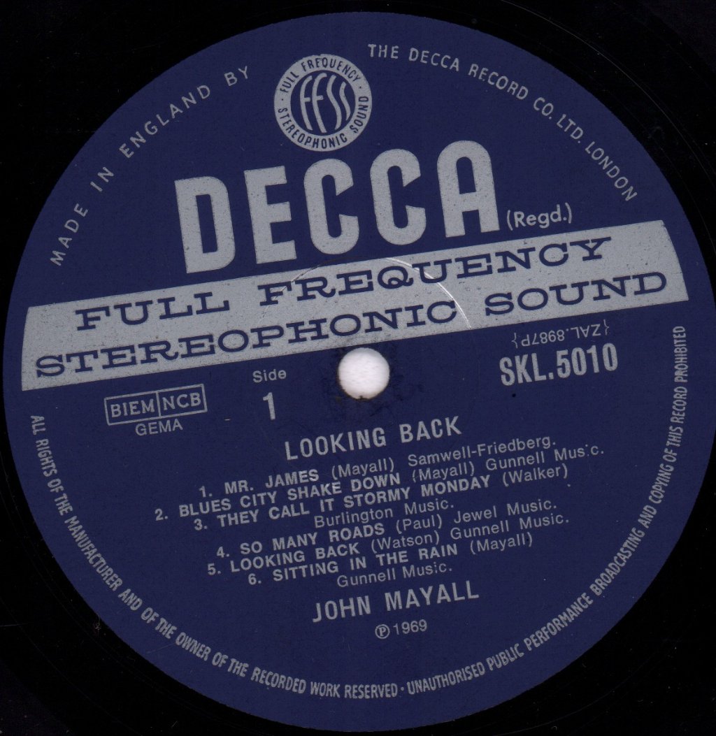 John Mayall - Looking Back - Lp