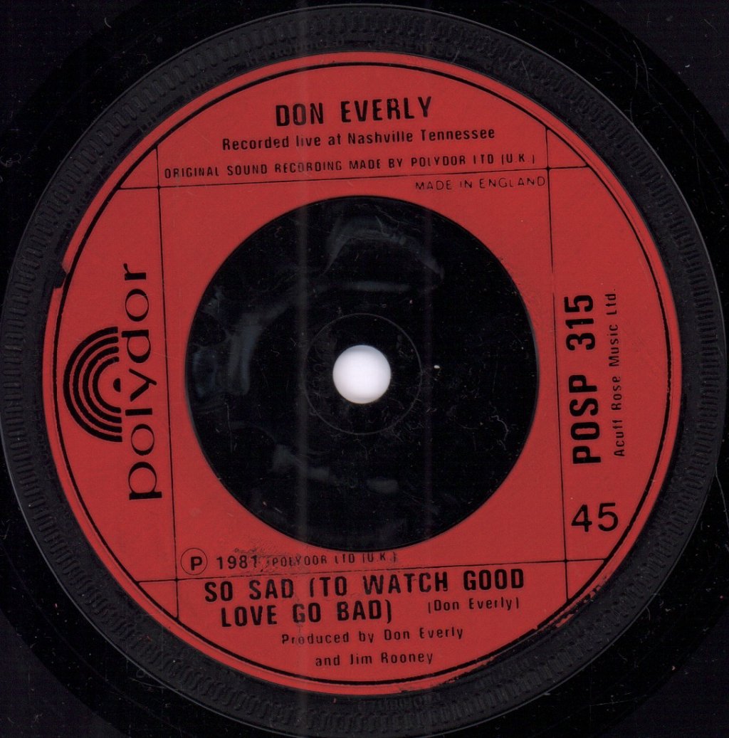 Don Everly - Let's Put Our Hearts Together - 7 Inch